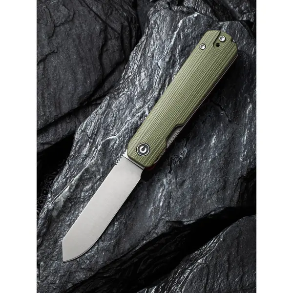 Ніж складаний кишеньковий Civivi Sendy, (7.2 см) Nitro-V / G10 темно-зелений