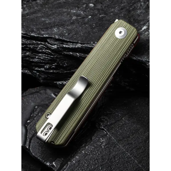 Ніж складаний кишеньковий Civivi Sendy, (7.2 см) Nitro-V / G10 темно-зелений