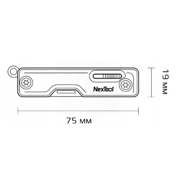 Мультитул NexTool Multi Functional Knife, синій