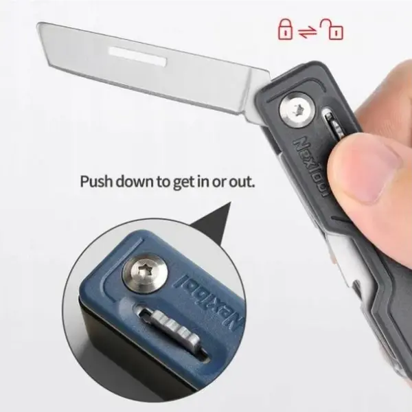 Мультитул NexTool Multi Functional Knife, синій