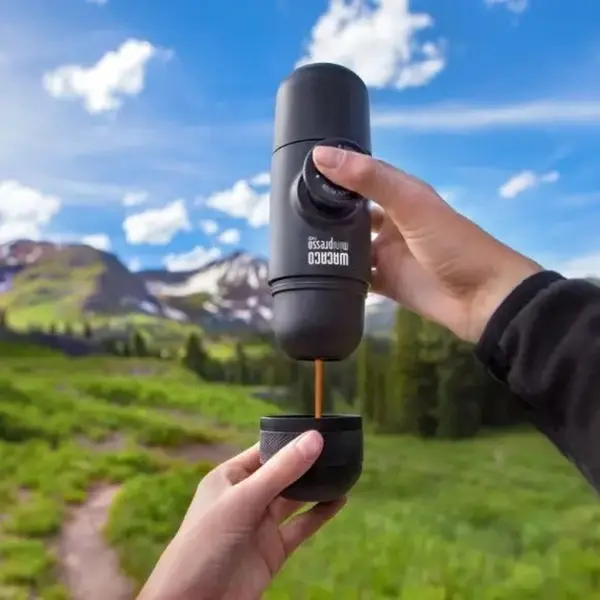 Набір для кави Wacaco Minipresso GR: кавоварка, кошики, резервуар та чохол