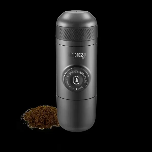 Портативна еспресо-кавоварка Wacaco Minipresso GR, механічна, для меленої кави