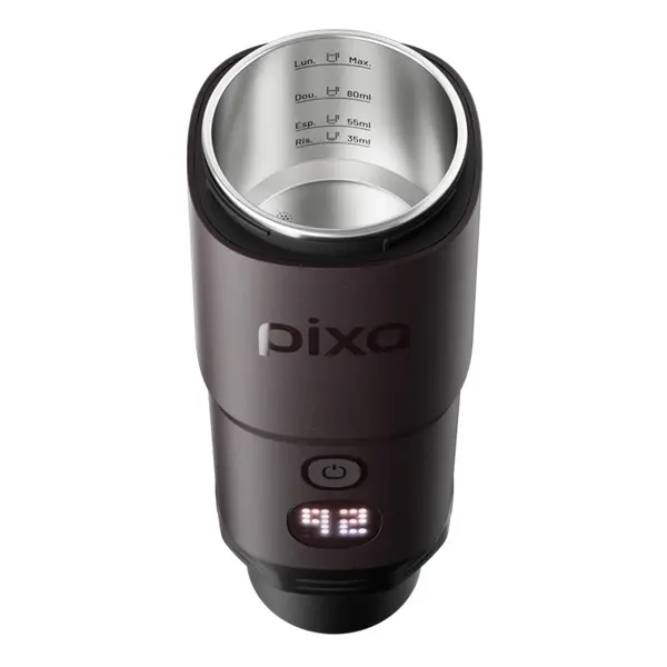 Портативна електрична еспресо-кавоварка Wacaco Pixapresso для меленої кави та капсул, темний бурґунд