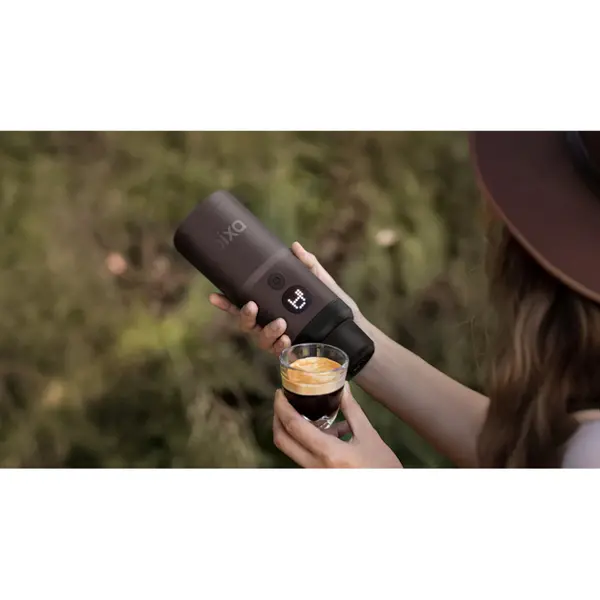 Портативна електрична еспресо-кавоварка Wacaco Pixapresso для меленої кави та капсул, темний бурґунд