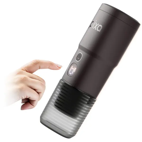 Портативна електрична еспресо-кавоварка Wacaco Pixapresso для меленої кави та капсул, темний бурґунд