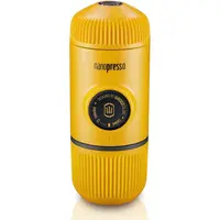 Портативная эспрессо-кофеварка Wacaco Nanopresso желтая, механическая, для молотого кофе