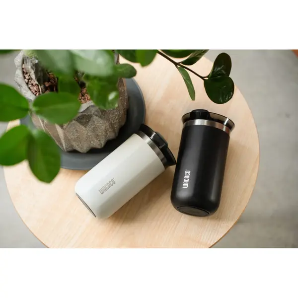 Термокухоль Wacaco Octaroma Lungo 300 мл, білий