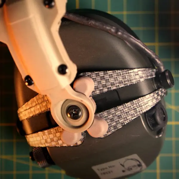 Replacement mounting kit for NeckFlip Helmet Rail Mount Kit 2.0 for active headphones