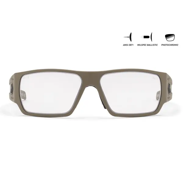 Захисні окуляри Gatorz Specter, Photochromic, ANSI Z87.1 Mil-Spec Ballistic, Tan Cerakote - GZ-08-305