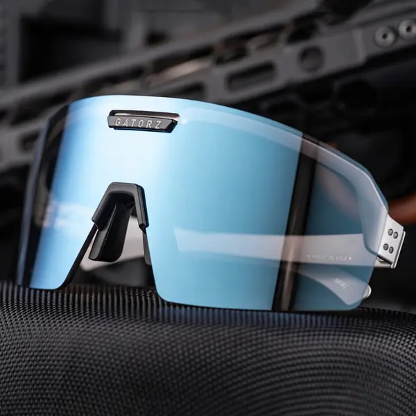 Захисні окуляри Gatorz Havok ANSI Z87.1 Blue Mirror Non-Polarized, Stainless Cerakote - GZ-13-518