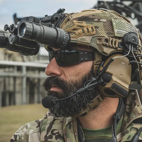 Захисні окуляри Gatorz Magnum Photochromic ANSI Z87.1 Mil-Spec Ballistic, Tan Cerakote - GZ-01-305