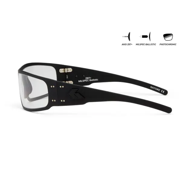 Захисні окуляри Gatorz Magnum Photochromic ANSI Z87.1 Mil-Spec Ballistic, Black Cerakote - GZ-01-005