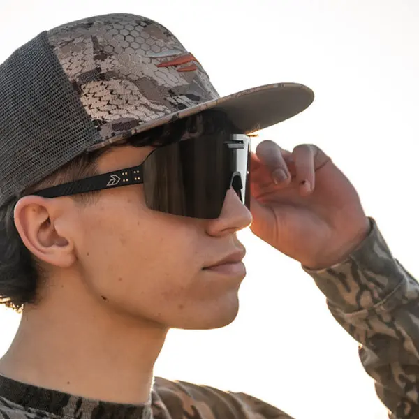 Захисні окуляри Gatorz Havok ANSI Z87.1+ Smoke Polarized w/Anti-Fog, Black Cerakote - GZ-13-047