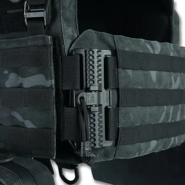 Плитоноска Kiborg GU gen.2 + 2 подсумка с баллистической защитой 1 класса черный мультикам