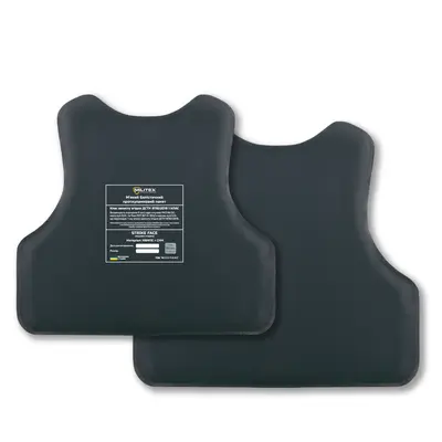 Балістичний бронекомплект для бронежилета захист спини, грудного відділу та камербанд