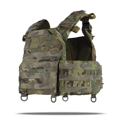 Плитоноска Kiborg GU gen.2 з балістичним захистом та бронеплитами Multicam