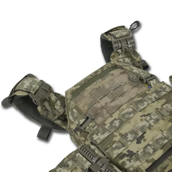 Плитоноска Kiborg GU gen.2 з балістичним захистом та бронеплитами Pixel