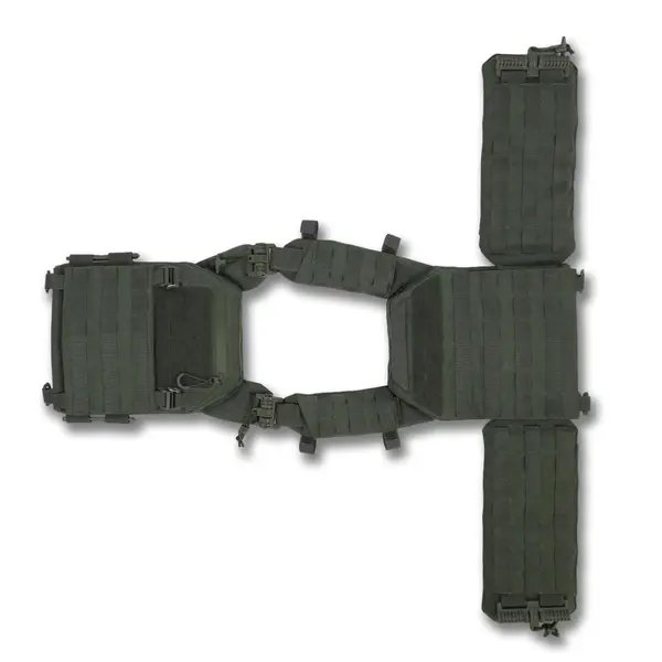 Плитоноска Kiborg GU gen.2 з балістичним захистом та бронеплитами Khaki