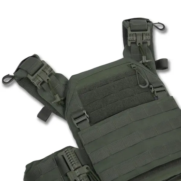Плитоноска Kiborg GU gen.2 з балістичним захистом та бронеплитами Khaki
