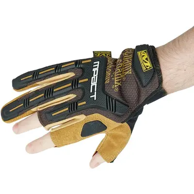 Рукавички Mechanix M-Pact Framer Leather Brown