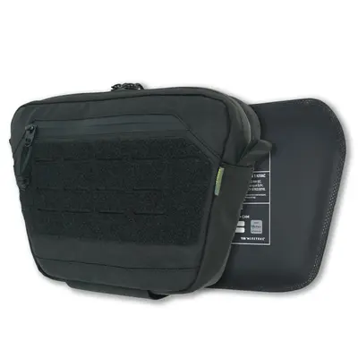 Сумка-напашник XL Kiborg з балістичним пакетом 1 клас захисту Militex GU Сordura Black