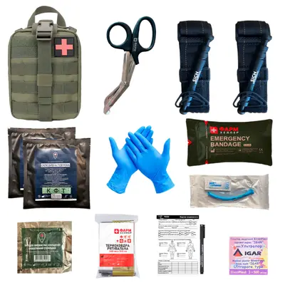 First aid kit individual medical first aid kit (SICH tourniquet)
