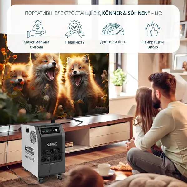 Портативна електростанція 3 в 1 KS 3000PS