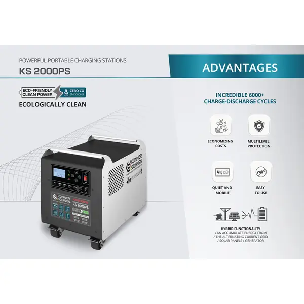 Портативна електростанція KS 2000PS
