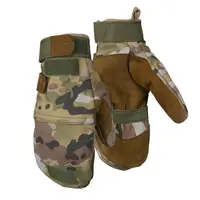 Тактичні утепленні зимові рукавиці Softshell мультикам XL