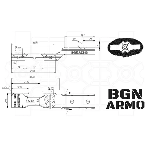 BTI-01.25 thermal imager mount BTI-01.25 thermal imager mount