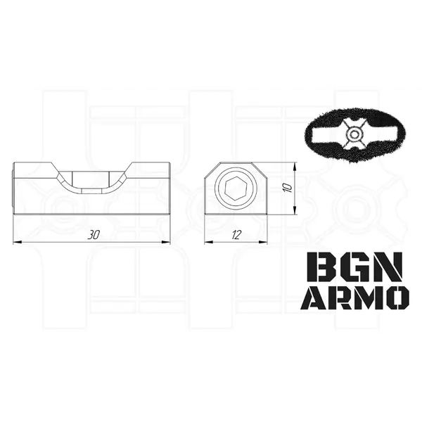 Бульбашковий рівень BGN ARMO - BL1 Бульбашковий рівень BGN ARMO - BL1