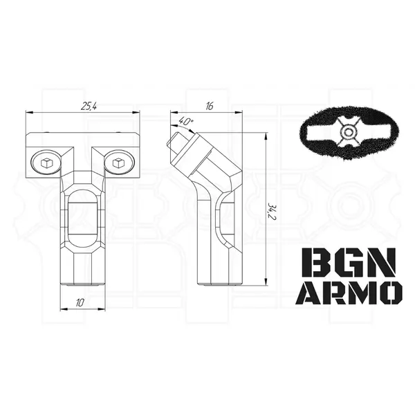 Бульбашковий рівень BGN ARMO - ДКМ BL 3 Бульбашковий рівень BGN ARMO - ДКМ BL 3