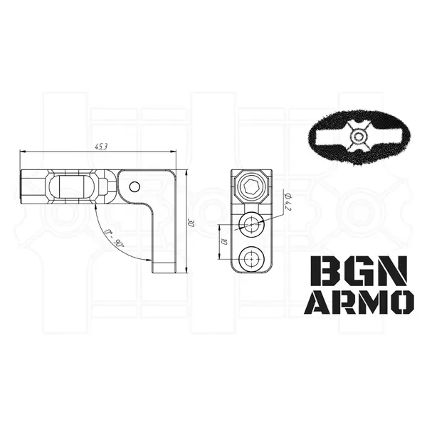 Bubble level BGN ARMO - DKM BL 4 Bubble level BGN ARMO - DKM BL 4