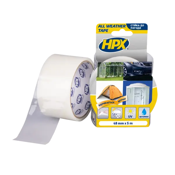Repair tape ALL WEATHER TAPE 48 mm x 5 m transparent