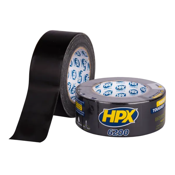 Армована стрічка HPX 6200 48мм х 25м чорна