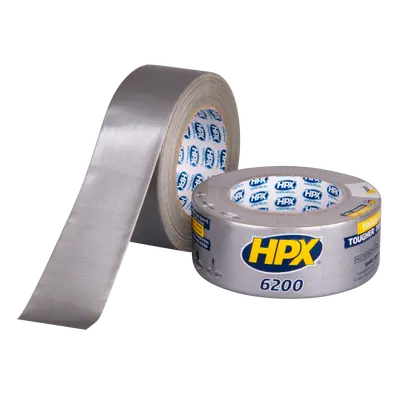 Армована стрічка HPX 6200 48мм х 25м срібляста