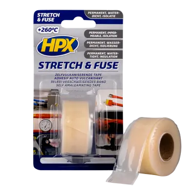 Самовулканізуюча стрічка Stretch&Fuse 25мм х 3м прозора