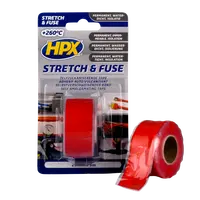 Самоулканизирующая лента Stretch&Fuse 25мм х 3м красная