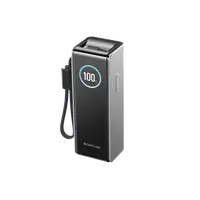 Павербанк EcoFlow RAPID Power Bank з кабелями 25000mAh сріблястий