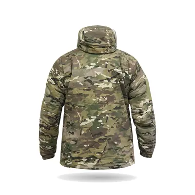 Зимова тактична куртка на пуху BR SQG 5 мультикам