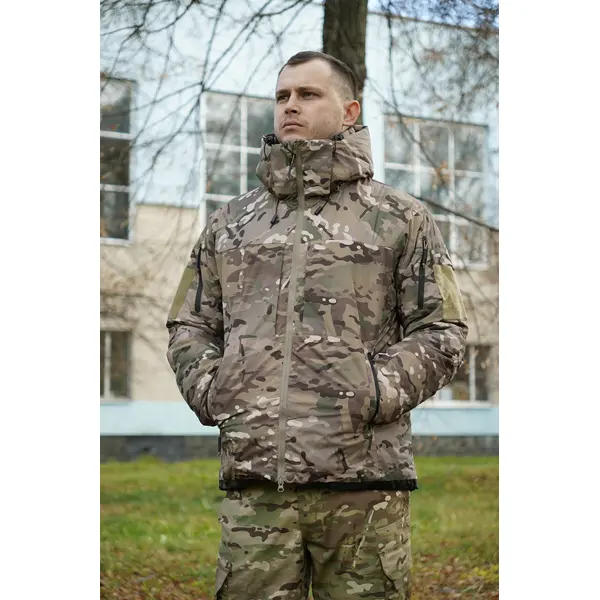 Утепленная зимняя куртка BR SQG 5 с эко-пухом.