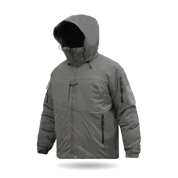 Зимняя тактическая куртка на пухе BR SQG 5 серая