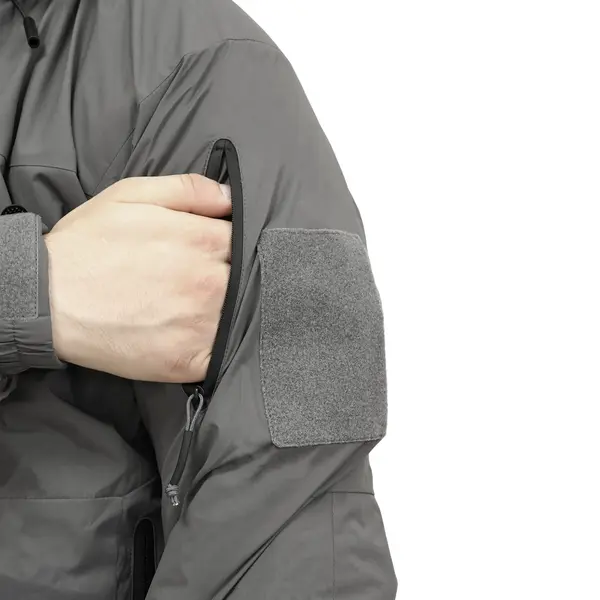 Зимняя тактическая куртка на пухе BR SQG 5 серая