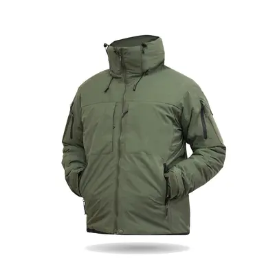 Утеплена зимова куртка BR SQG 5 з еко-пухом хакі
