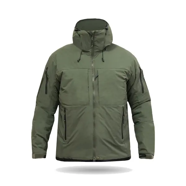 Утеплена зимова куртка BR SQG 5 з еко-пухом хакі