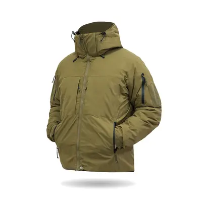 Зимняя тактическая куртка на пухе BR SQG 5 койот