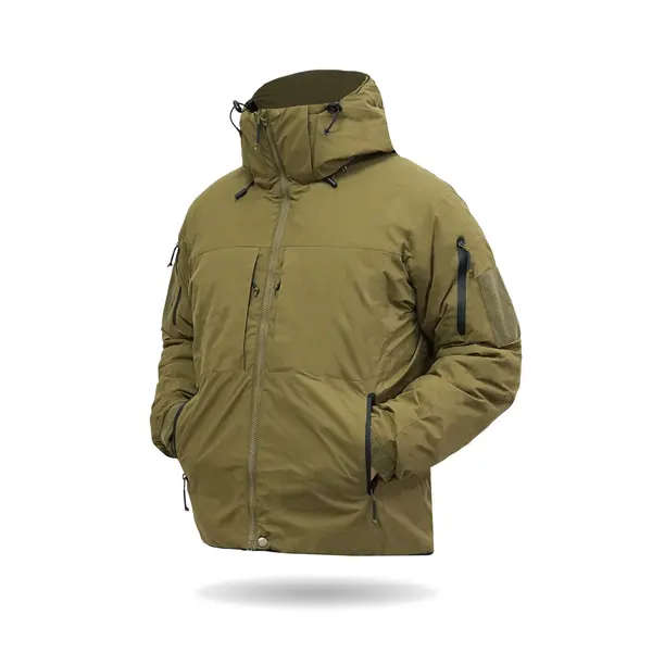 Зимняя тактическая куртка на пухе BR SQG 5 койот