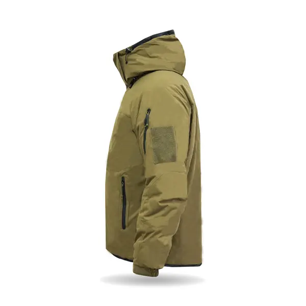 Зимняя тактическая куртка на пухе BR SQG 5 койот