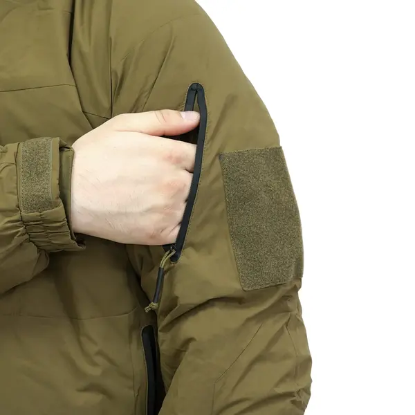 Зимняя тактическая куртка на пухе BR SQG 5 койот