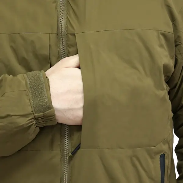 Зимняя тактическая куртка на пухе BR SQG 5 койот